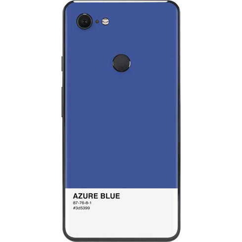 Azure Blue Google Pixel 3 XL Skin